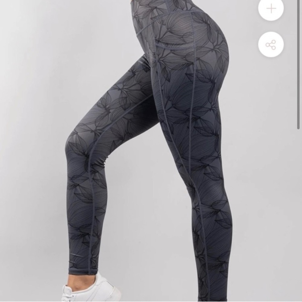 Buffbunny limitless leggings in citrus black med